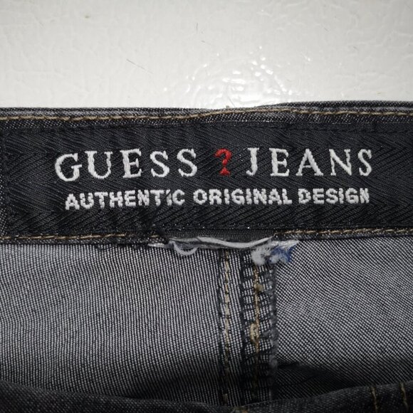 Guess Jeans Authentic Original Design Ladies Flare Legs Grey Jeans - Picture 3 of 15